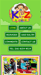 Mobile Screenshot of kidzkutznmore.com